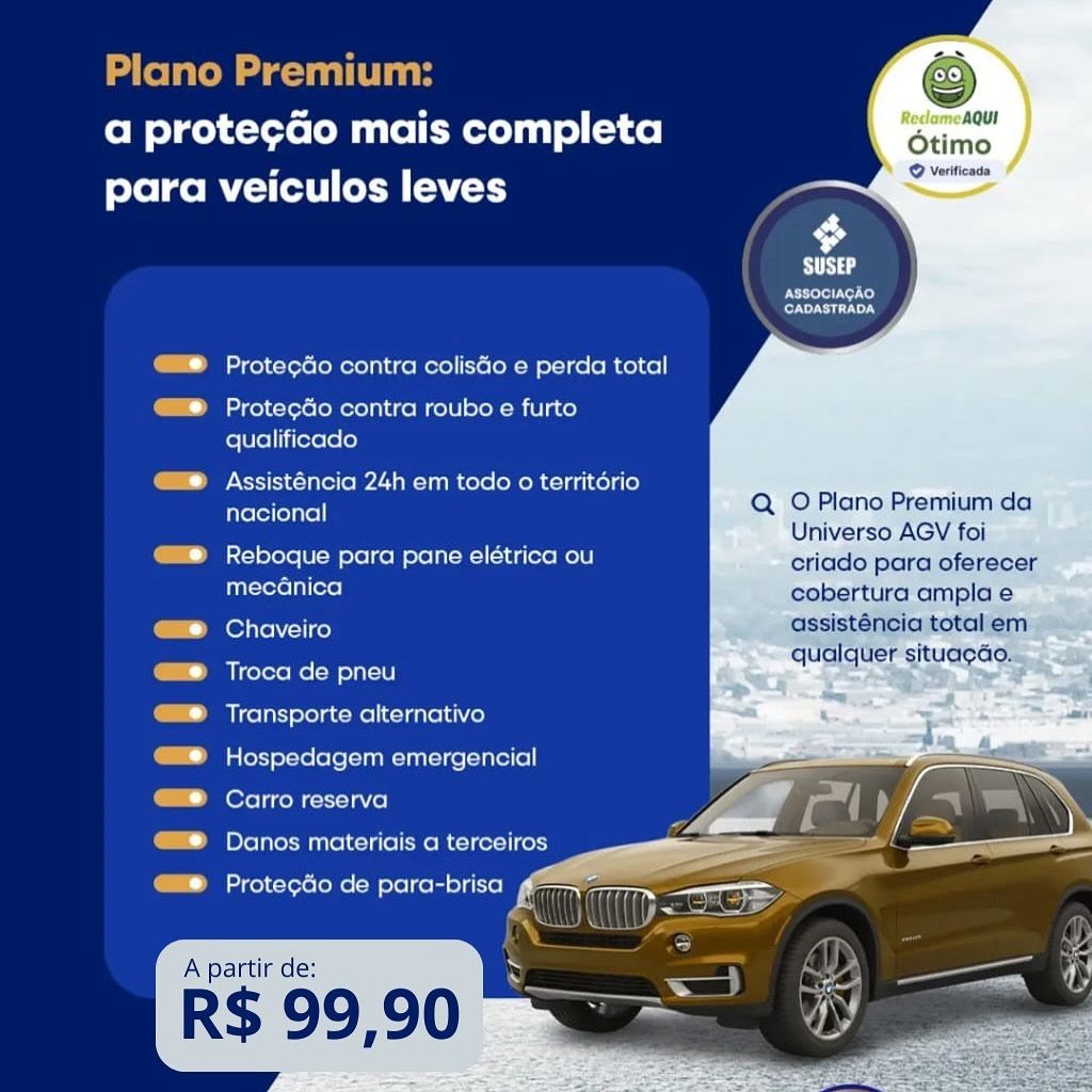 Veículo leve - Cobertura completa